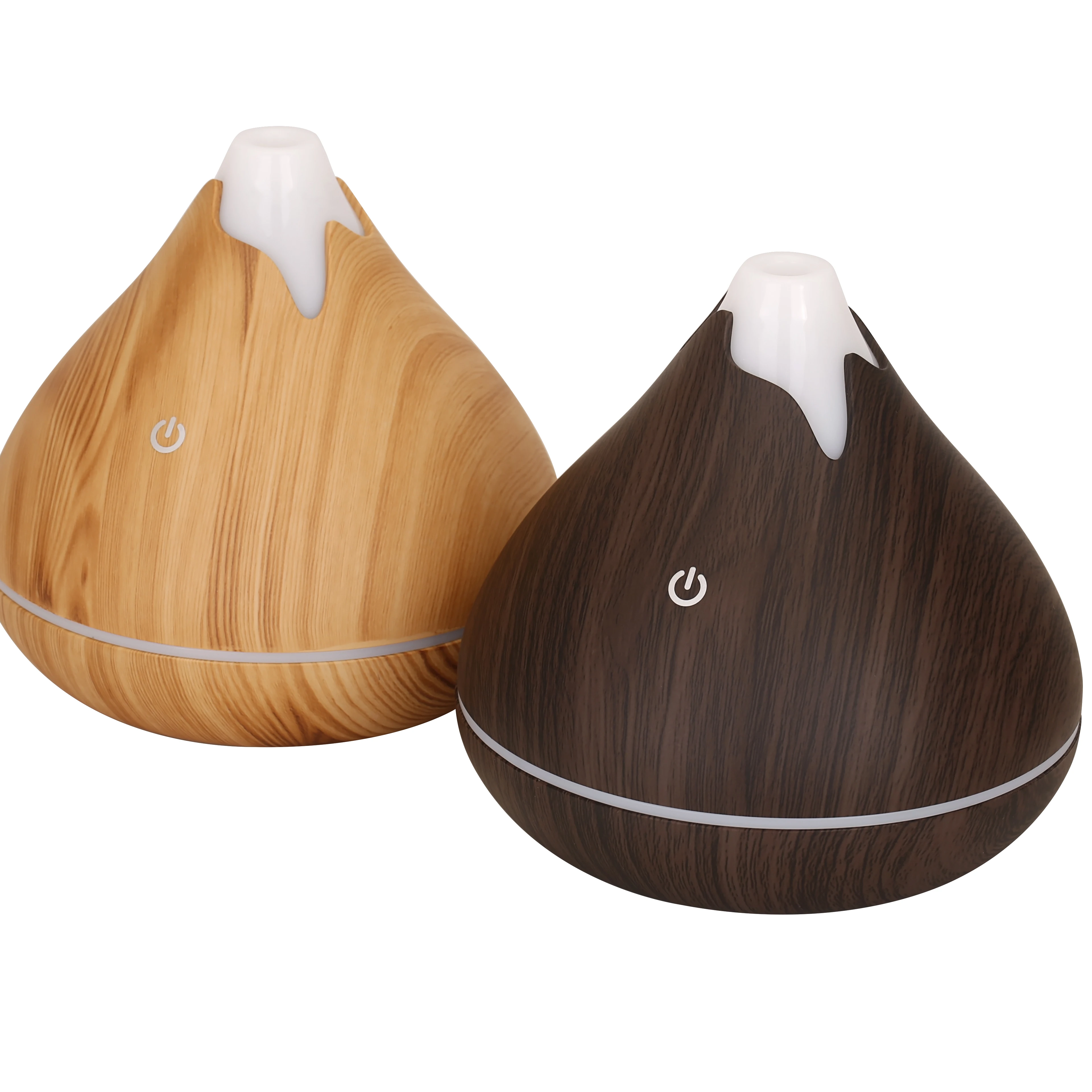 Wood Grain Portable Mini 350Ml Usb Car Humidifier Essential Oil Aroma Diffuser