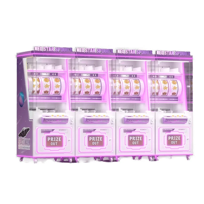 Factory Price Indoor Coin operated gaming machine Gift Prize Vending Machine Lucky Spin Wheel Machine