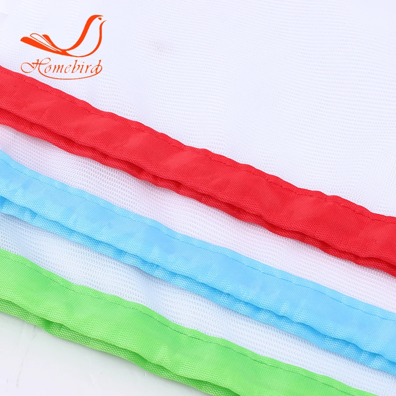 
HW0051 BSCI factory produce shopping reusable bag polyester drawstring mesh bag 