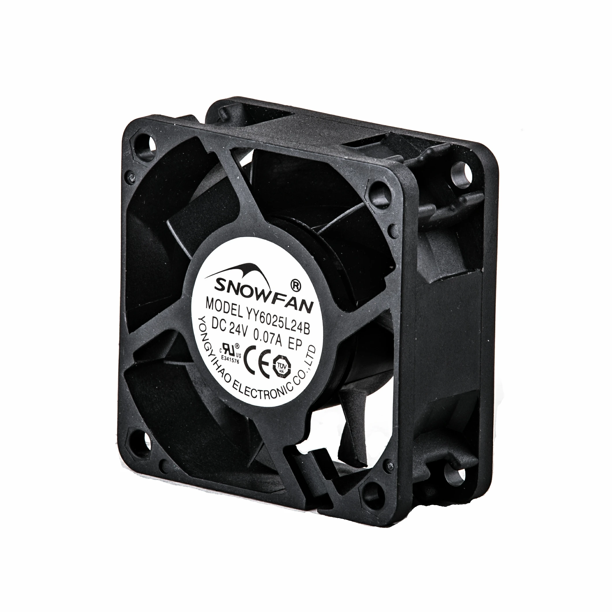 TUV  CE certificate  60x60x25mm dc brushless cooling fan axial flow fan