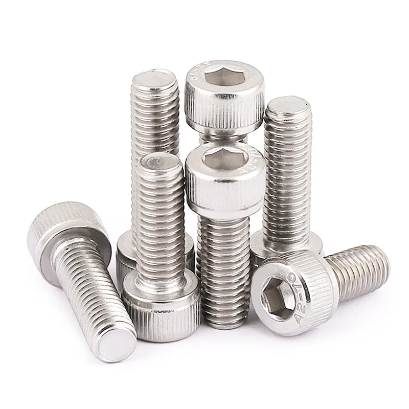 Stainless Steel M4 M5 M6 M8 Hex Cap Head Allen Hexagon Socket Cylinder Head Screw