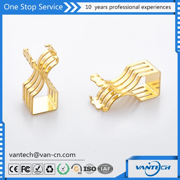 Customized Battery Connector  Battery contact sheet   nickel plated electrical contact springs