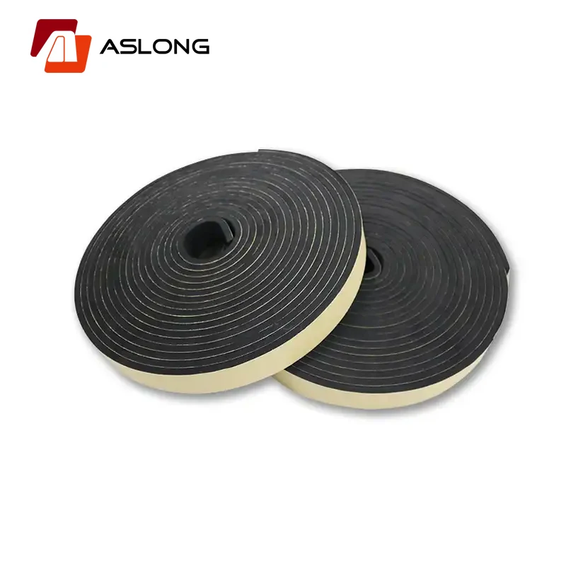 High density multi-purpose weatherstrip automobile air conditioner mounting glazing adhesive single sided NBR foam tape