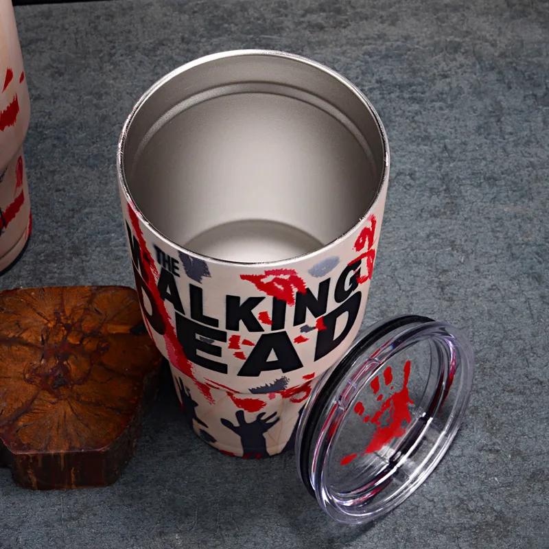 
HDT 2020 American the Walking Dead 304 stainless steel ice bully cup 30oz stainless steel vacuum insulated coffee cup 