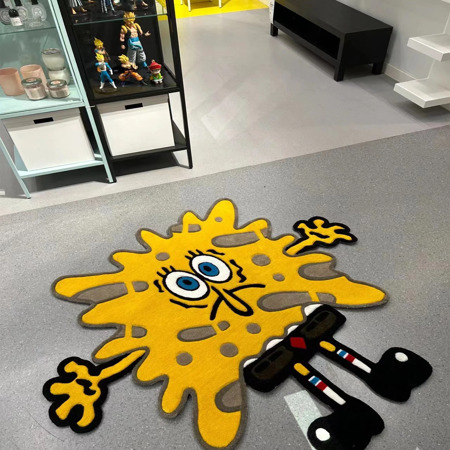 FMT Luxury Hotel Room Handtufted Carpets Handmade Wool Round Rugs