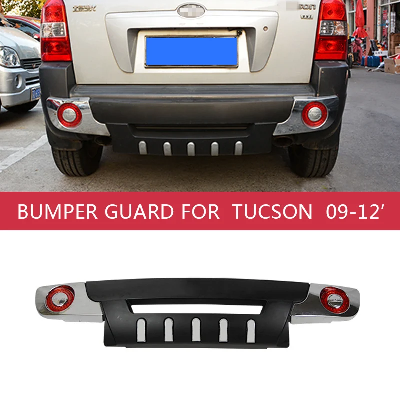 SPM ABS  front and rear bumper guard protector for hyundai tucson 2004-2012