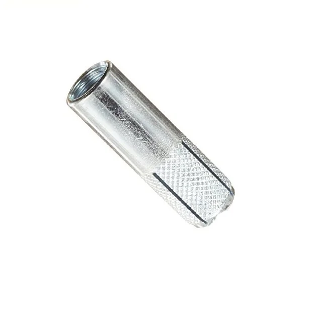 Factory Direct Sale Satisfied Package all sizes carbon steel zinc plated metric and inch Drop In Expansion Anchor