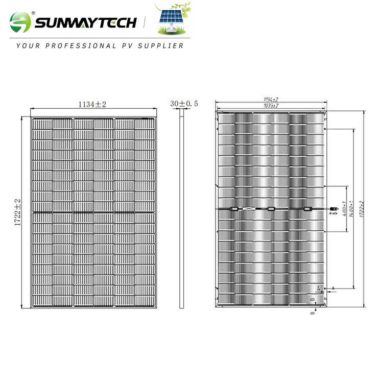Sunway Full Black Mono Solar Panels 400w 425w 430w 440w 450w CE TUV Certified PV Panels