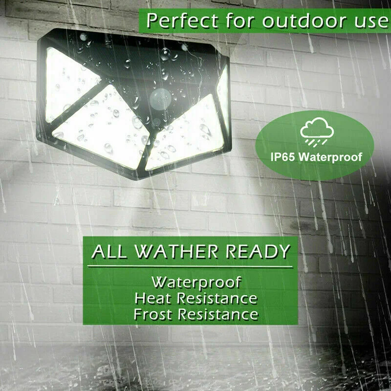 Outdoor 6W Solar LED Wall Lights Waterproof IP65 White Emitting for Garden and Landscape Wall Mounted lamp