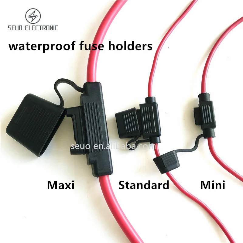 Waterproof In Line ATO/ATC fuse holder Mini standard blade auto 12V Car Add-a-circuit Fuse Tap ATM ATC In stock