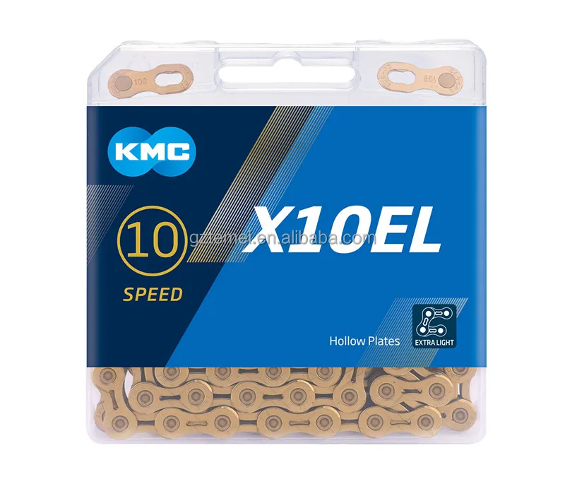 КМК X10EL инструмент для демонтажа цепи велосипеда (оригинальный 10 скоростей цепь золотая шоссейный велосипед