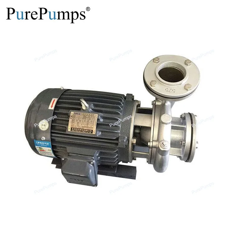 SS316 TECO motor textile industry water dealing centrifugal circulation pump