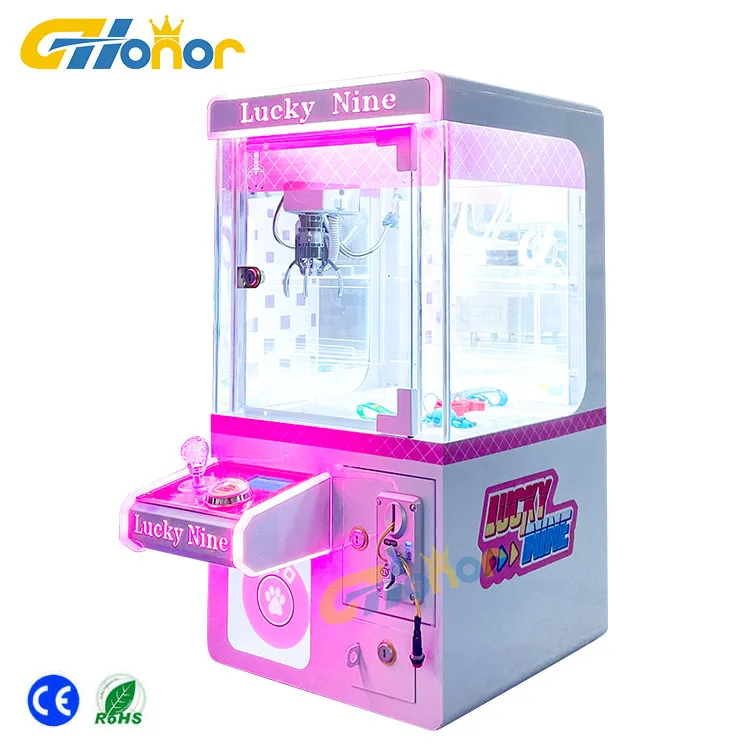 Amusement park Indoor Coin-operated Mini Claw Machine Mini Crane vending Machine  Toy Crane Machine