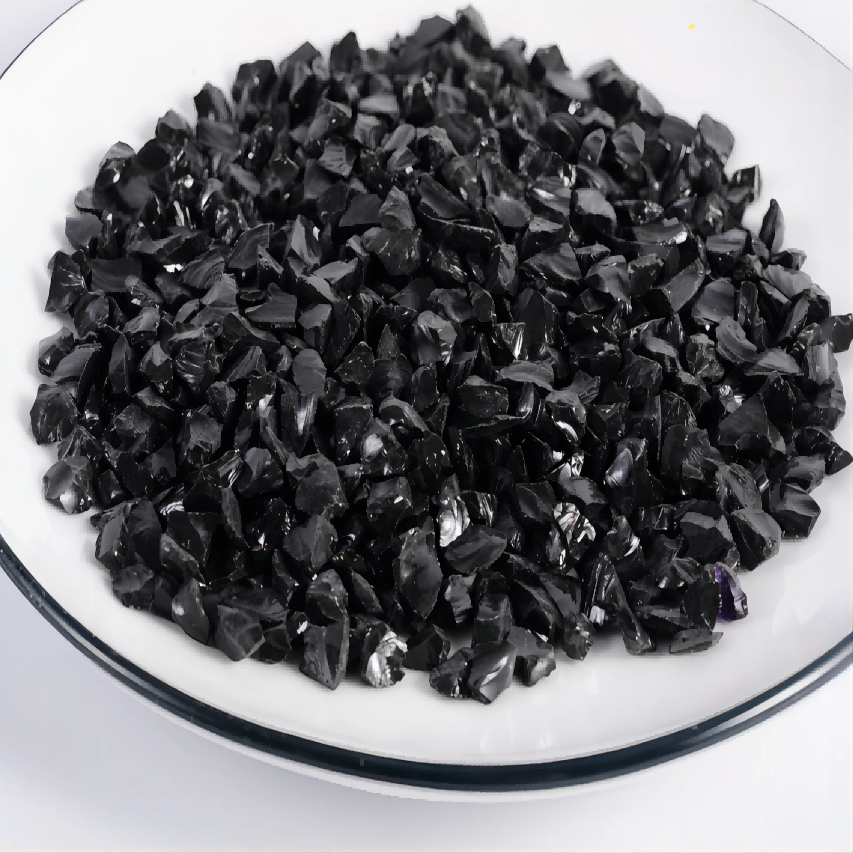 High Quality Hot Selling Crushed Colored Glass Crushed Glass Gravel for Crafts