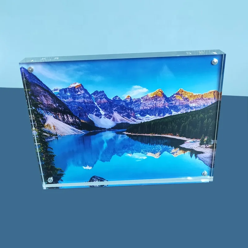 
Acrylic Photo Frame,8*10' Double Sided Magnetic Picture Frame 