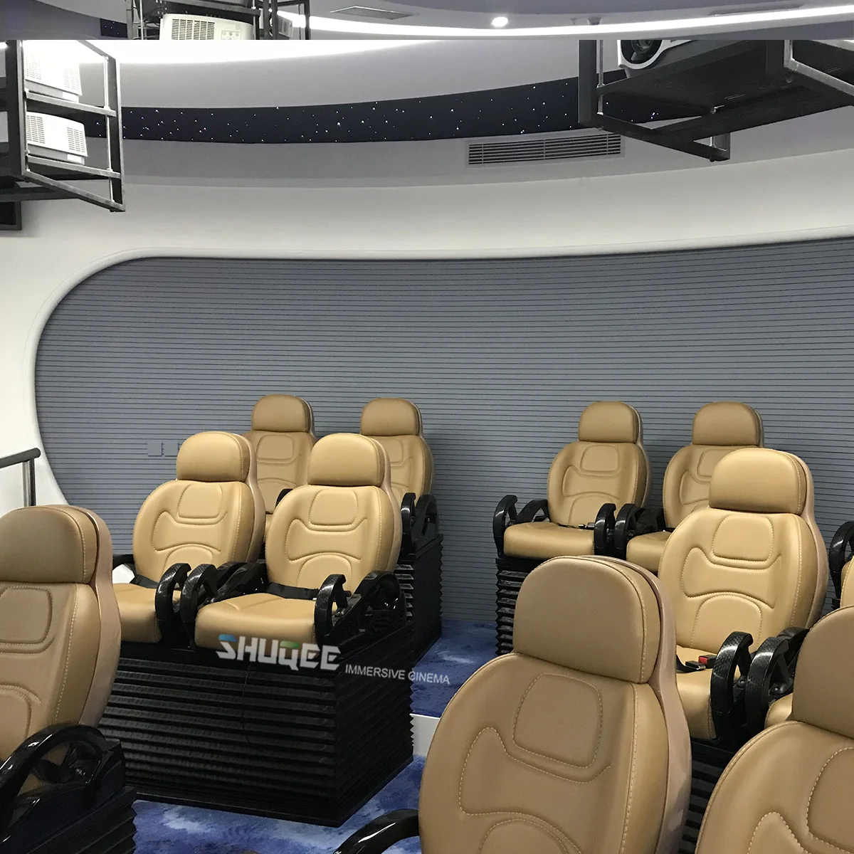 Durable Design 5D 12D Auto Motion Cinema Electric Pneumatic System With Equipment for Amusement