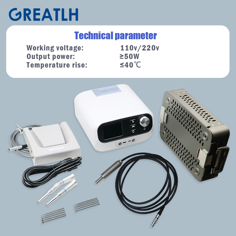 High Quality Medical Orthopedic High Speed neuro surgery drill device set for neuro spine