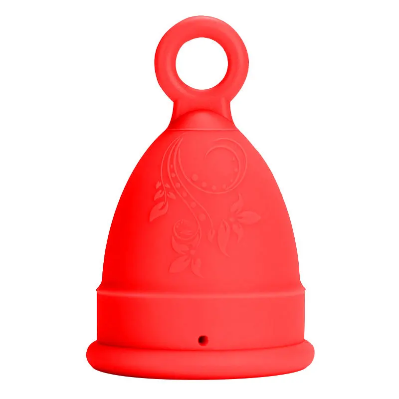 Free sample Private customized Silicone Menstrual Cup Colorful Reusable Period Cup