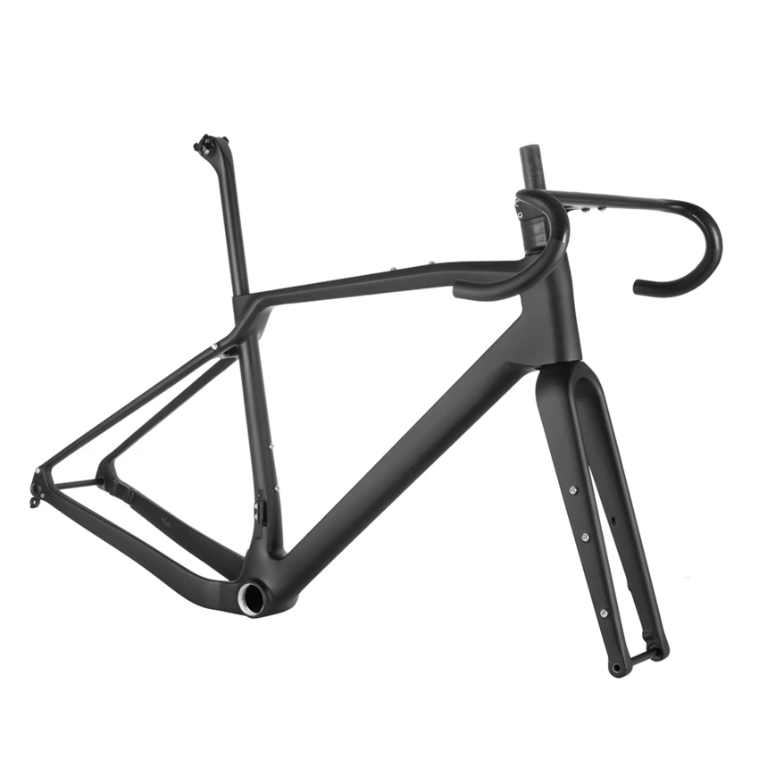 2023 New T1000 Carbon Gravel Frame 700x47C Disc Brake Road Cyclocross Bicycle Frameset T47 Lightweight Gravel Bike Frame