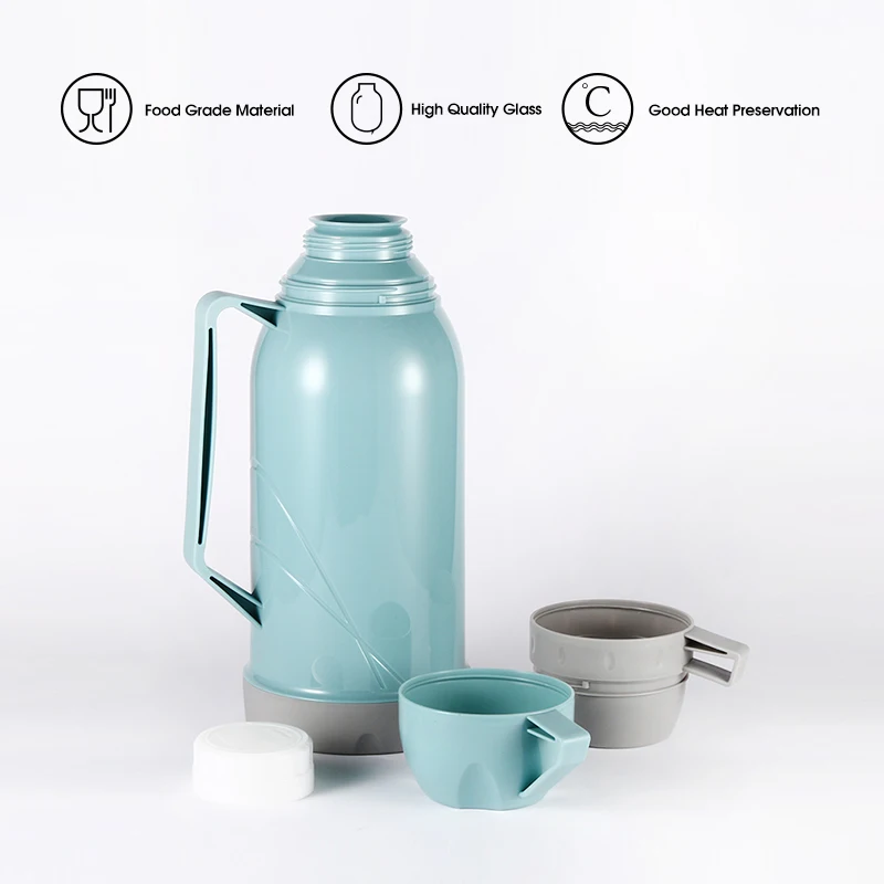 Daydays 1800ML Fashion Design Hot Selling Wholesale Glass Refill Thermos jug vacuum water flask