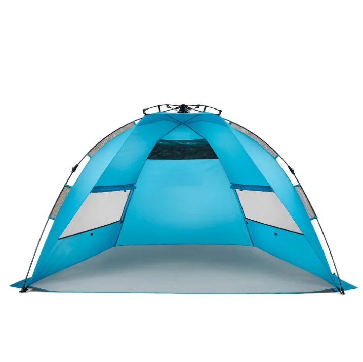 
Canvas Tent Folding Portable Canopy Easy Up Wind Proof Beach Umbrella Tent 