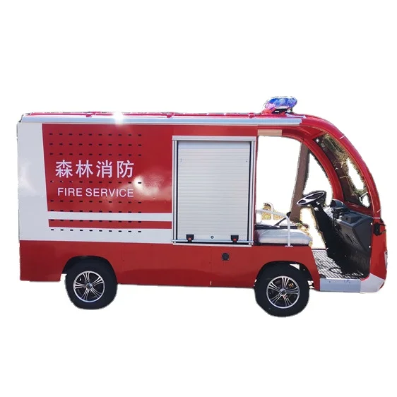
2 Seater multi-purpose electric fire truck high pressure cleaning truck 