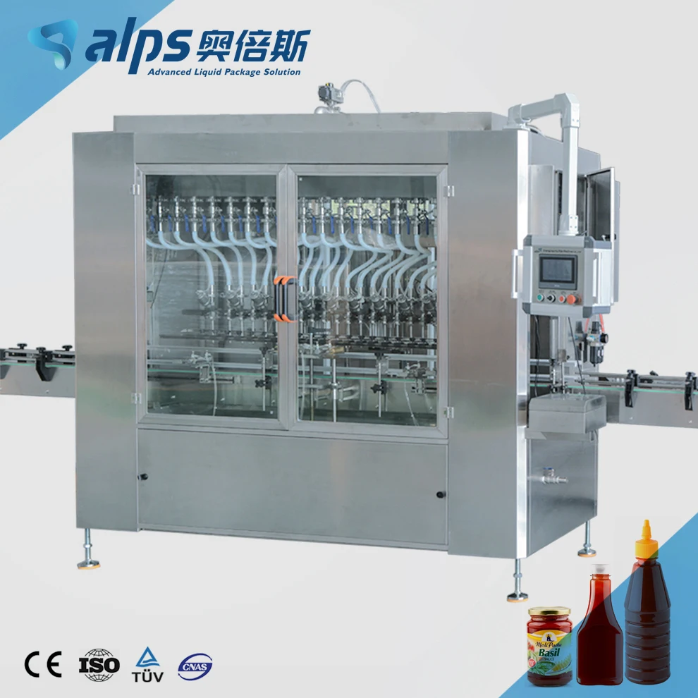 High efficiency automatic Filling Capping and Sealing Machine Soy Sauce
