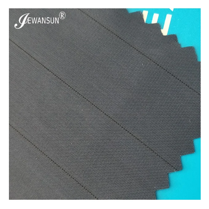 Can do 1.7CM100 polyester anti-static fabric stripe conductive silk polyester  dust-free work suit fabric polyester