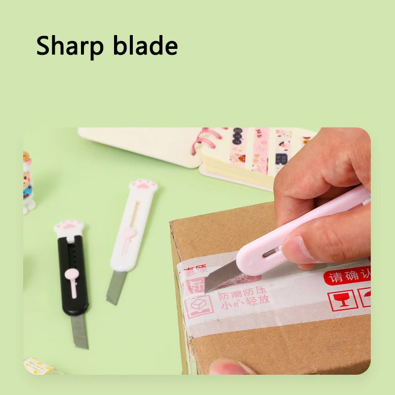 Cute Knife Kawaii Art Cutter Knife Student Art Supplies Tools Stationery School Supplies Mini Box Cutter