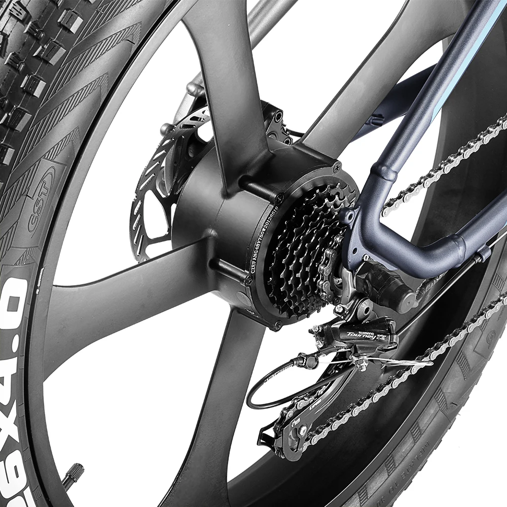 
YANSAN Pedal Assisted MTB Fat Tire Giant Mountain Road Ebike Electric Bike Mountainbike Bicycle M500E 