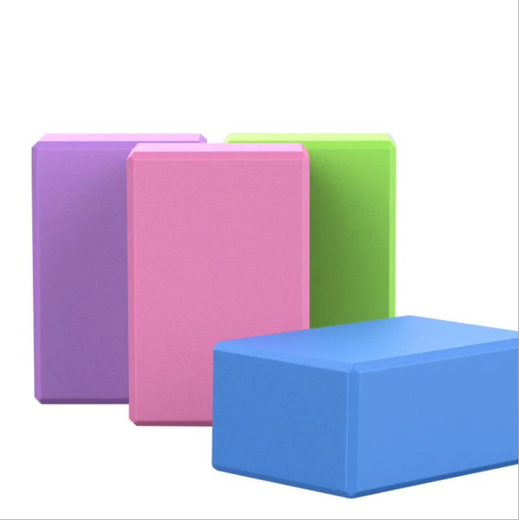 Wholesale Custom logo High-density Recycled Foam  Eco Friendly Yoga Blocks