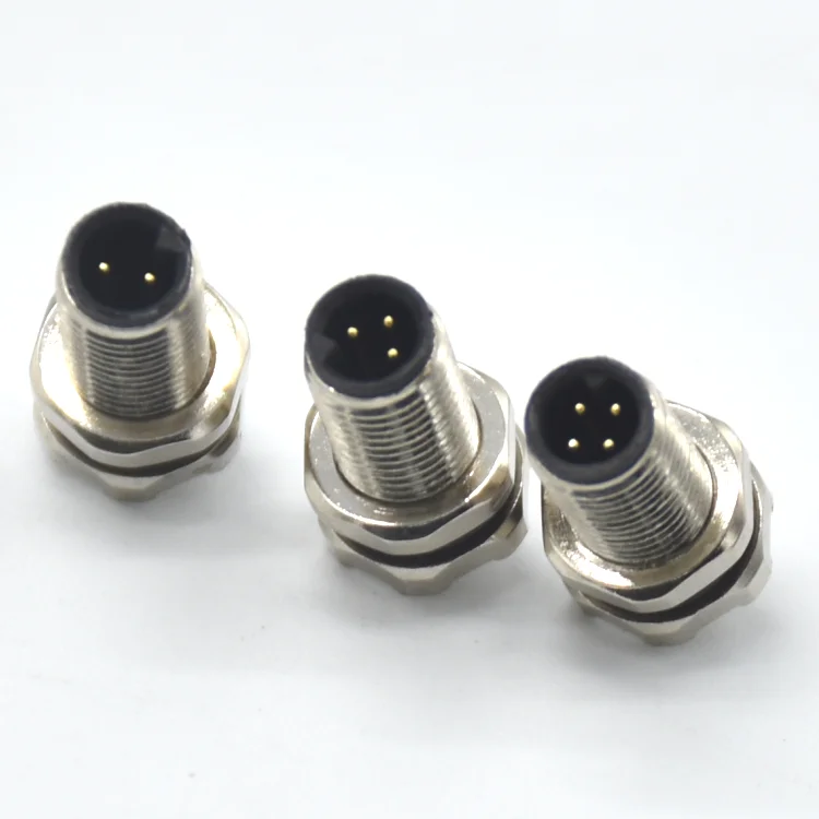 Высокое качество, Прямая продажа с завода, 2/3/4 штырьковый передний крепежный разъем pcb mount m5