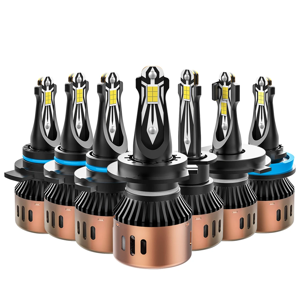 CarLightZ R11 70W 5202 led headlight bulbs 6000K 7000Lm 360 degree beam led h1 h3 h4 h7 h11 880 9004 9005 9006 9007 9012 lights