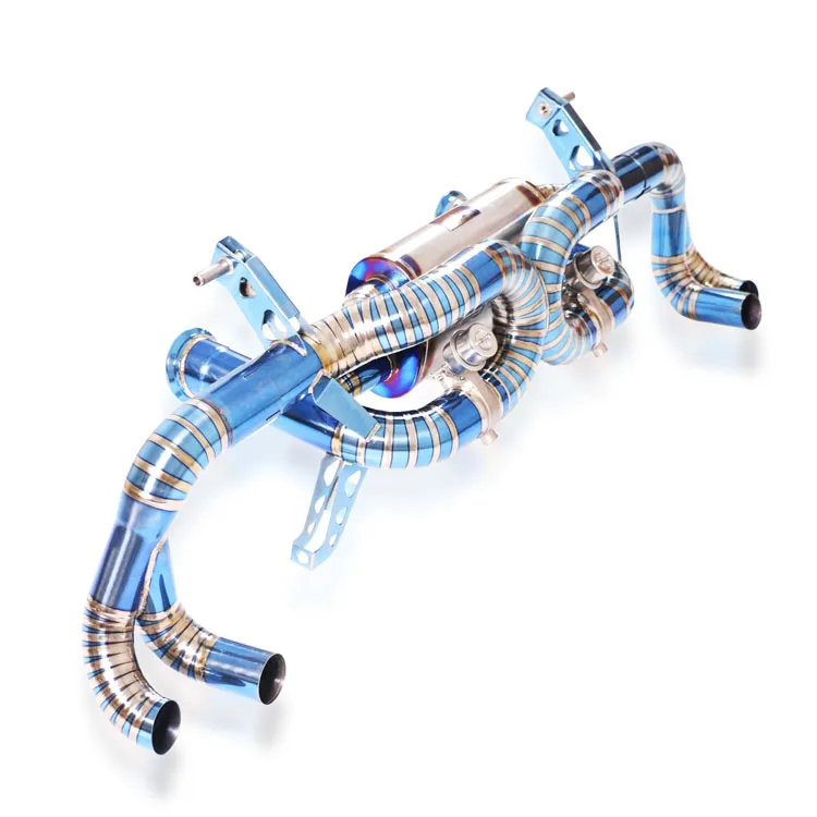 Plating Titanium Engine Parts  Aventador Exhaust Catback For Lamborghini LP610