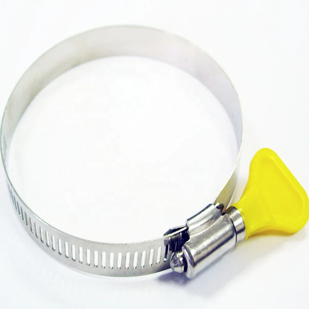 8mm 12.7mm bandwidth American type Perforated band Hose clamp with butterfly handle