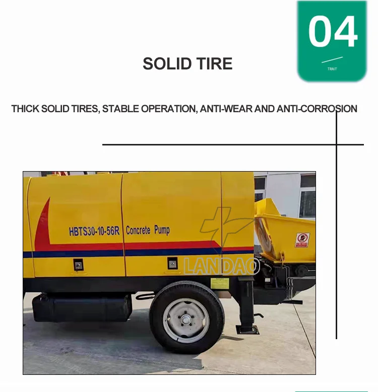 High Pressure Mobile Concrete Pump