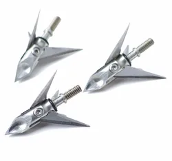 Archery Arrow Stainless Steel Ramcat Broadhead Arrowhead 100GR for Hunting