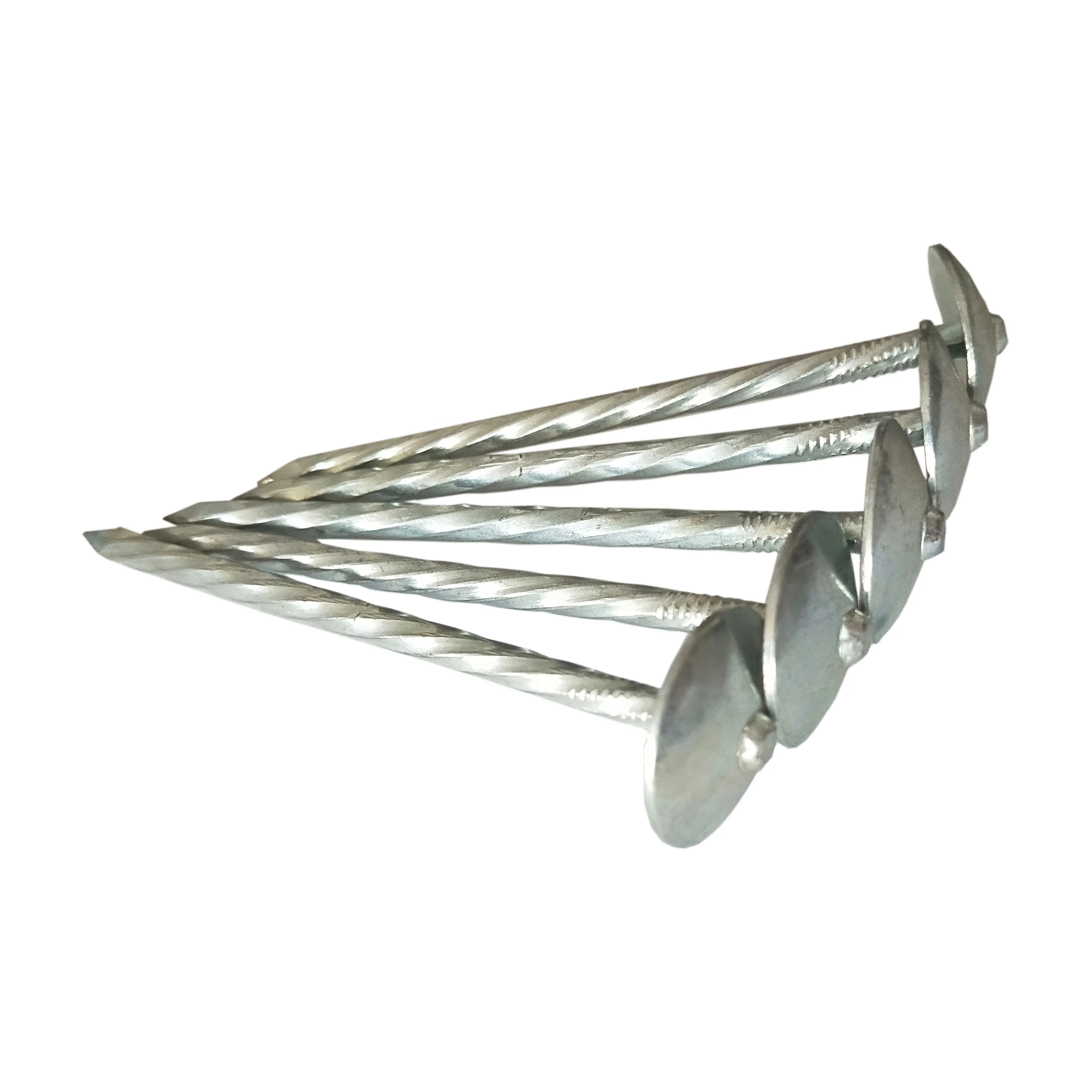 Umbrella roofing nails, roofing sheet nails 1 1/4 manufacture, roofing nails galvanized with rubber washer