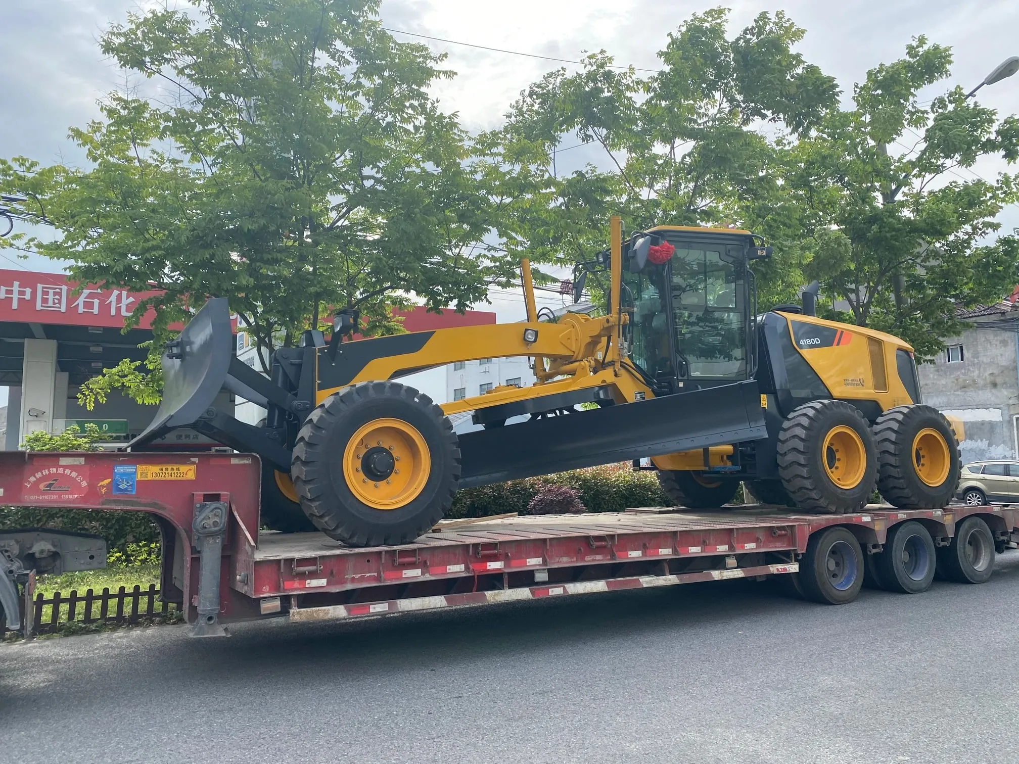 China High Quality 180hp Construction Equipment Motor Grader 4180D CLG4180D (With Front dozer&Rear Ripper) on sale