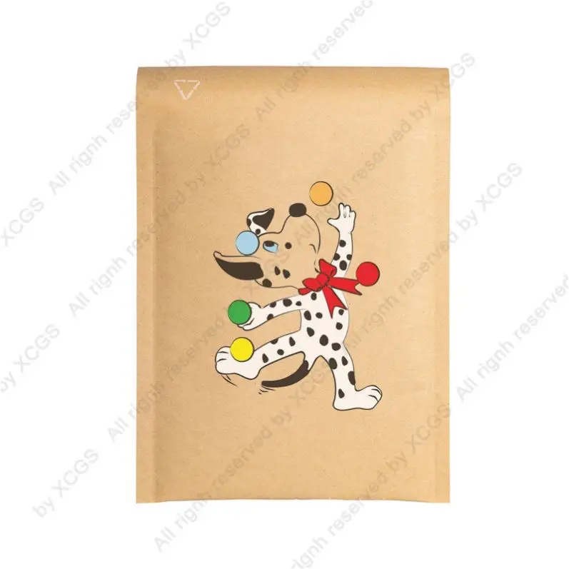 White Brown Yellow Kraft Padded Package Mailers Shockproof Custom Size Bubble Padded Paper Kraft Shipping Envelope Bags