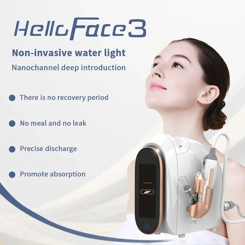 Hot New Non-Invasive High Pressure Needless Mesotherapy Devices for Skin Moisturizing Whitening No-Needle Mesoterapia Gun