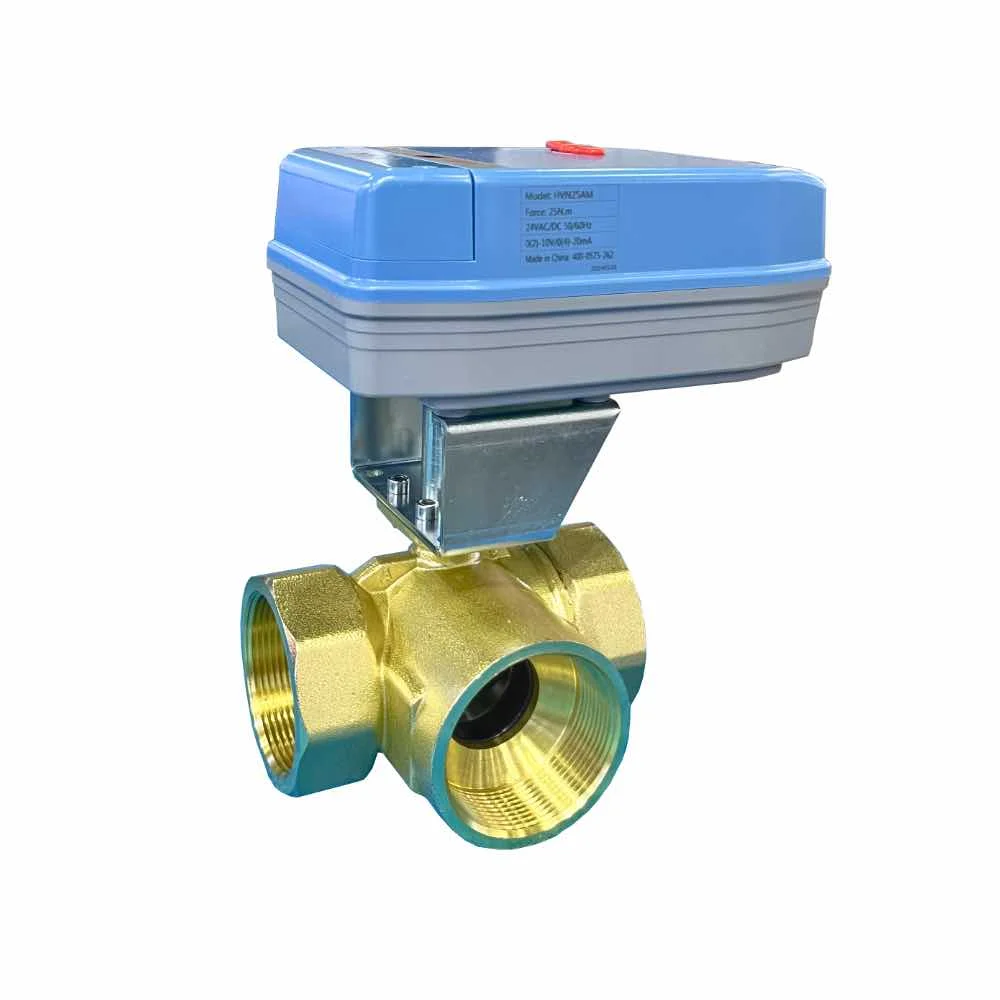 new design  sell well 24vac  2 way 1 inch 4.0MPa motorized ball valve electric actuator 0-10v 4-20ma