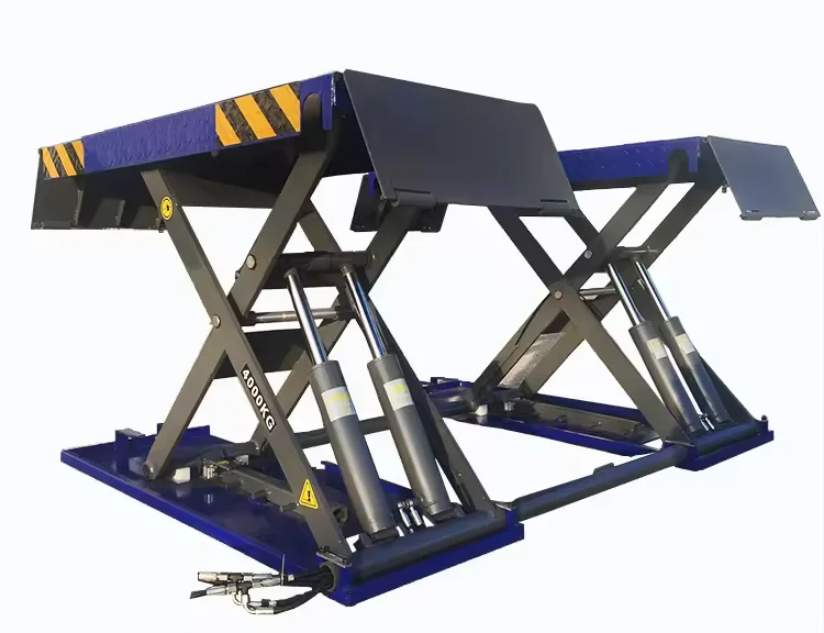 1.2m 4000kg Movable Mid-position scissor lift scissors vehicle elevator