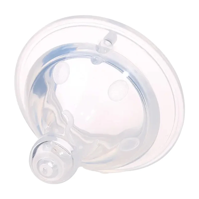 Super Soft Touch Liquid Silicone Small Round Shape Hole Wide Neck Infant Drink Feeder Bottle Teat Feeding Nipple