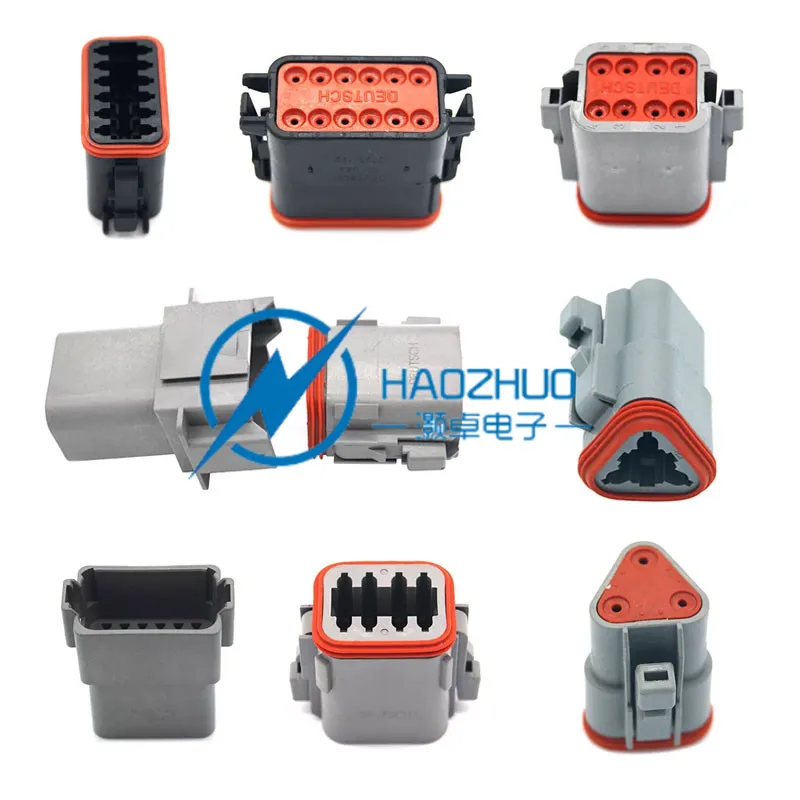 Waterproof Deutsch Dt Type Series Automotive Waterproof 4P 12-Way Connector