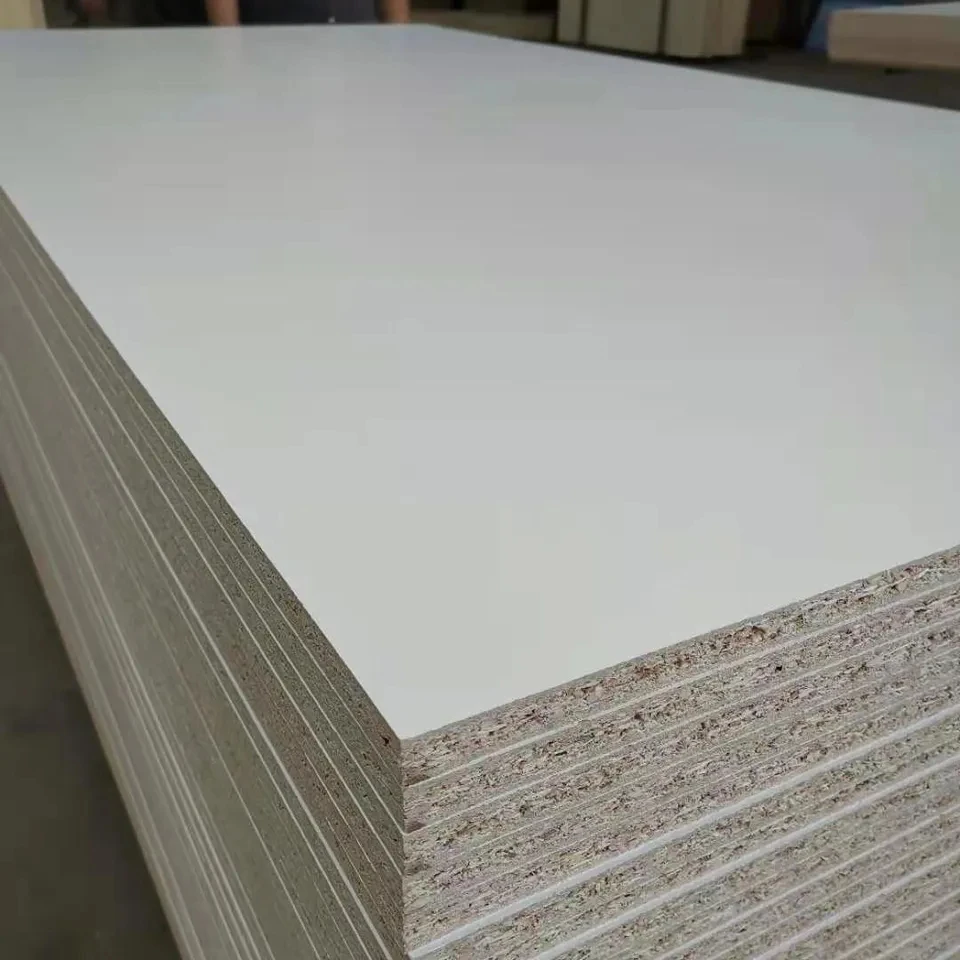 China Factory Direct Wholesale Price White Melamine Particle Board Laminated Particle Board for Sale