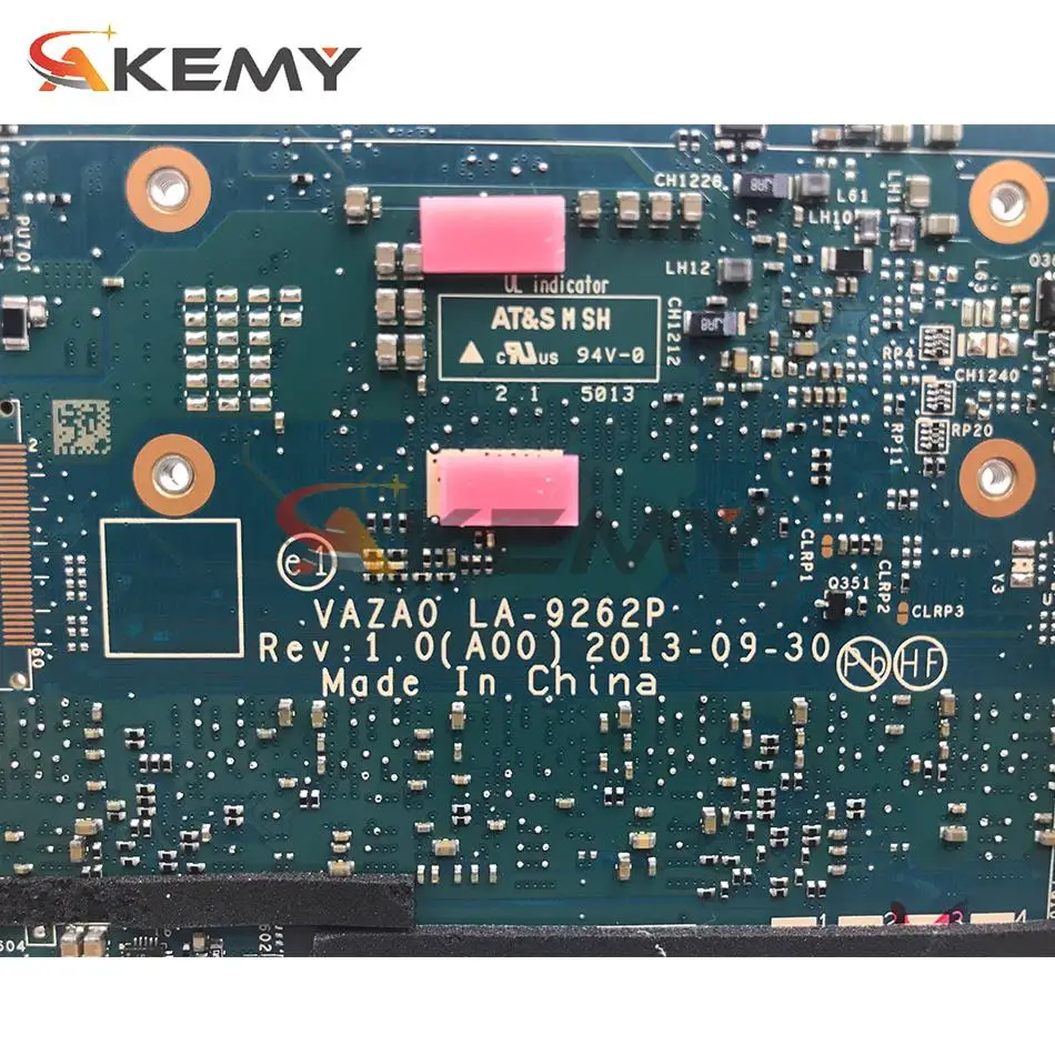 Оригинальная материнская плата Studio XPS 12 9Q33 i3/i5/i7 CPU 4GB/8GB RAM LA-9262P для ноутбука
