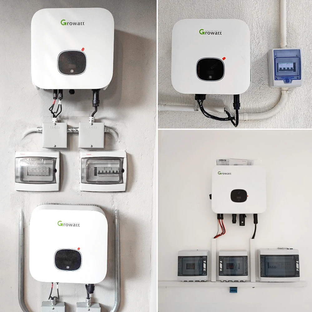 Growatt Grid Tied 15Kw 20Kw 25Kw 30Kw On Grid 10000W Hybrid Solar Inverter With Wifi