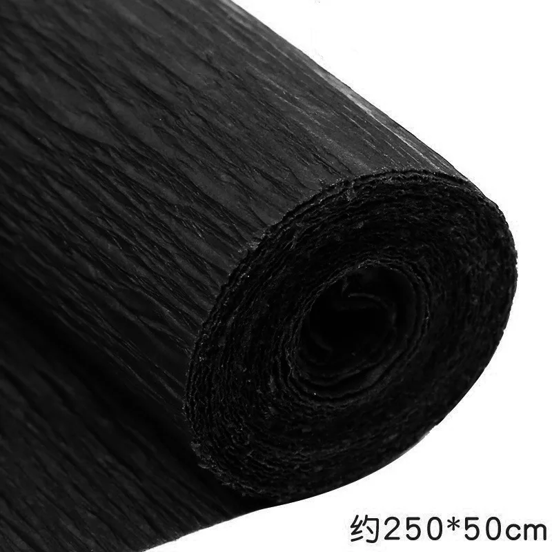 Color thickened wrinkle paper Handmade bouquet material Carnations edged paper Pleated paper hand kneaded