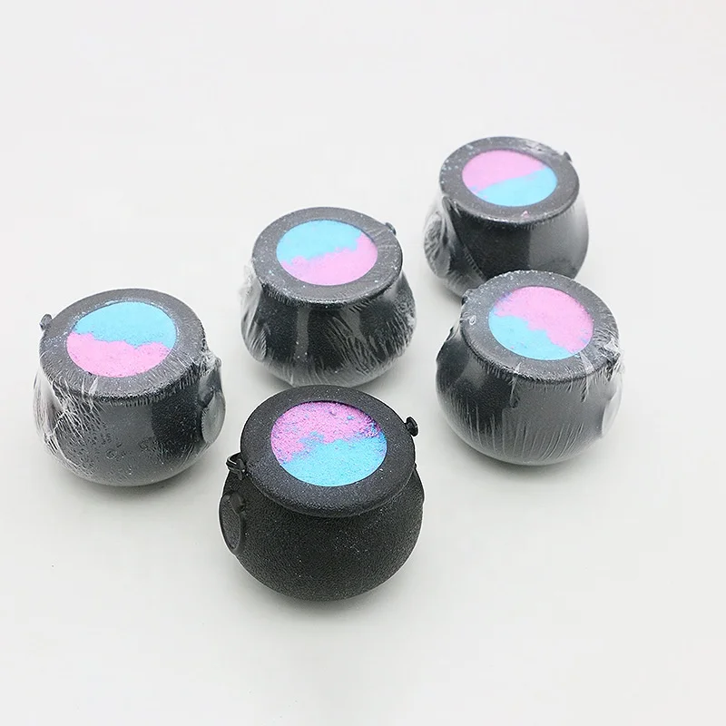 OEM/ODM Halloween Bath Fizzer Ball Witches Brew Cauldron Skull Fizz and Bubble Bath Bombs